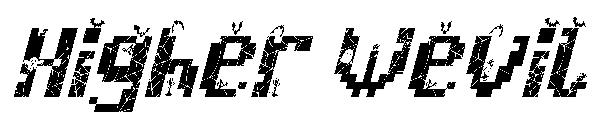 Higher Wevil字体