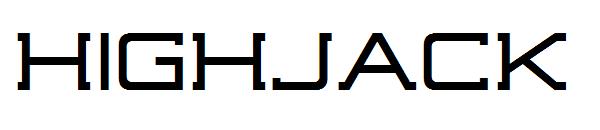 Highjack字体