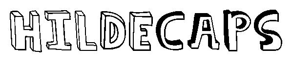 hildeCAPS字体