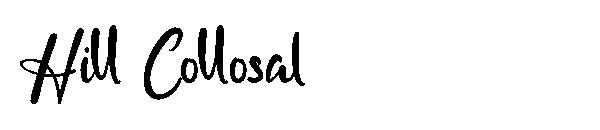 Hill Collosal字体