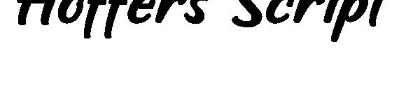 Hoffers Script字体
