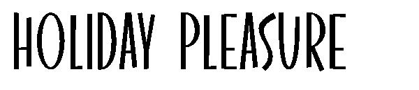 Holiday Pleasure字体