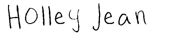 Holley Jean字体