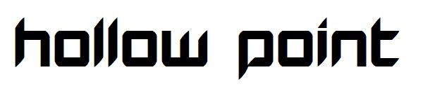Hollow Point字体