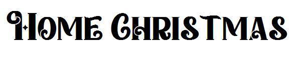 Home Christmas字体