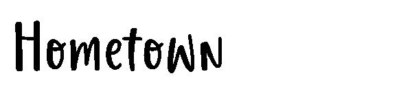 Hometown字体