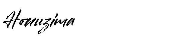 Honuzima字体