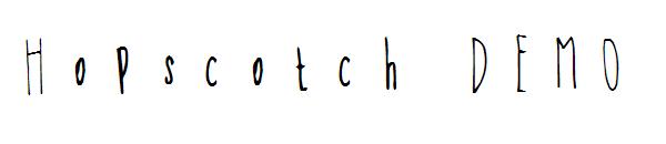 Hopscotch DEMO字体