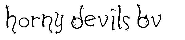 Horny Devils BV字体