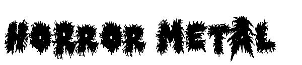 Horror Metal字体