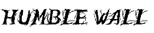 Humble Wall字体
