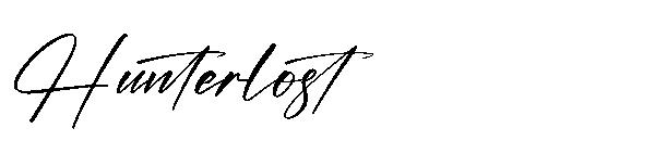 Hunterlost字体