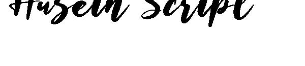 Husein Script字体