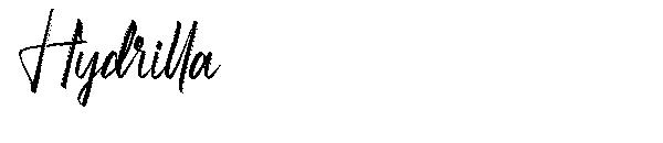 Hydrilla字体