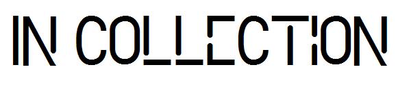 In Collection字体