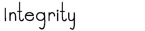 Integrity字体