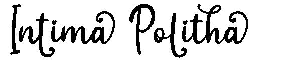 Intima Politha字体