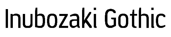 Inubozaki Gothic字体