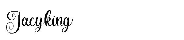 Jacyking字体