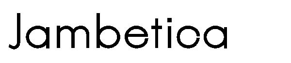 Jambetica字体