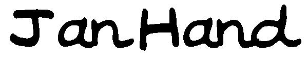 Jan Hand字体