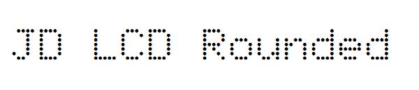 JD LCD Rounded字体