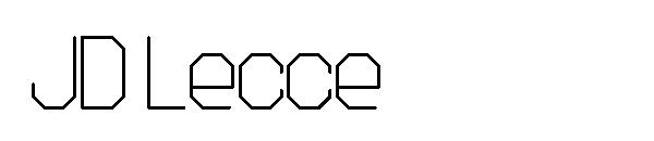 JD Lecce字体