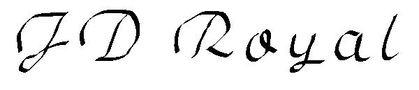 JD Royal字体