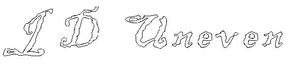 JD Uneven字体