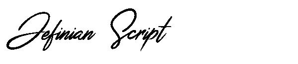 Jefinian Script字体
