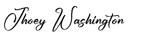 Jhoey Washington字体