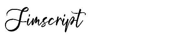 Jimscript字体