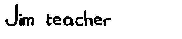 Jim teacher字体
