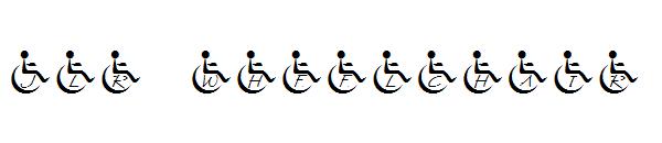 JLR Wheelchair字体
