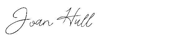 Joan Hull字体