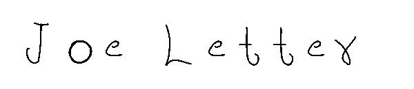 Joe Letter字体