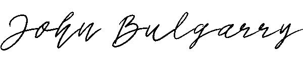 John Bulgarry字体