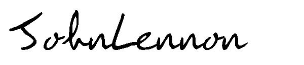 JohnLennon字体