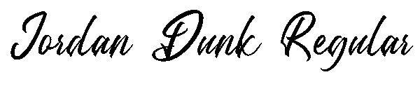 Jordan Dunk Regular字体
