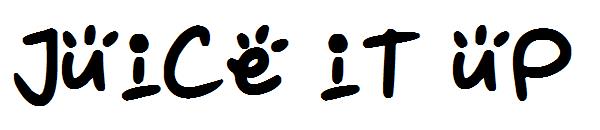 Juice it up字体