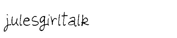 julesgirltalk字体