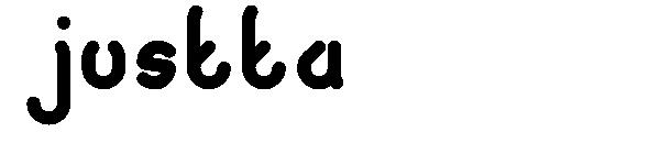 justta字体