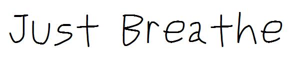 Just Breathe字体