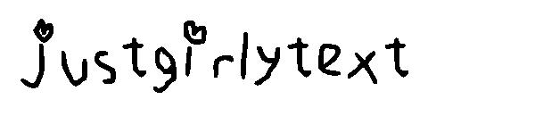 justgirlytext字体