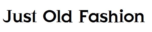 Just Old Fashion字体