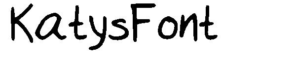 KatysFont字体
