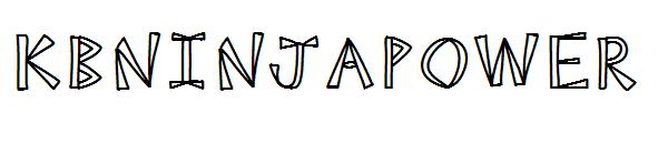 KBNINJAPOWER字体