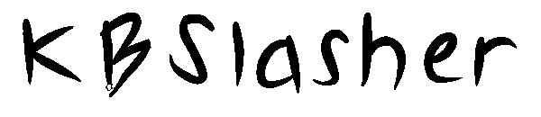 KBSlasher字体