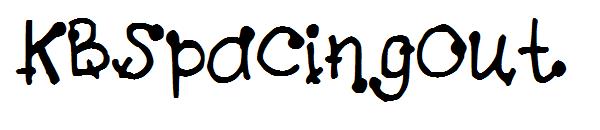 KBSpacingOut字体