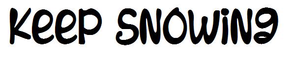 Keep Snowing字体